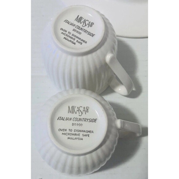 Lot of 2 Mikasa Italian Countryside ~ Cup & Saucer Set with two soup bowls DD900 - Picture 16 of 16